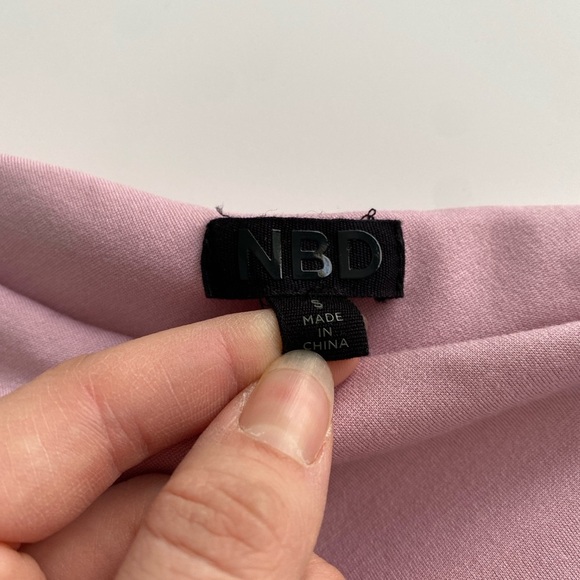 NBD Kamala Maxi Gown Dress Mauve Pink Sz Small S Spring Wedding Guest Party - Picture 4 of 10